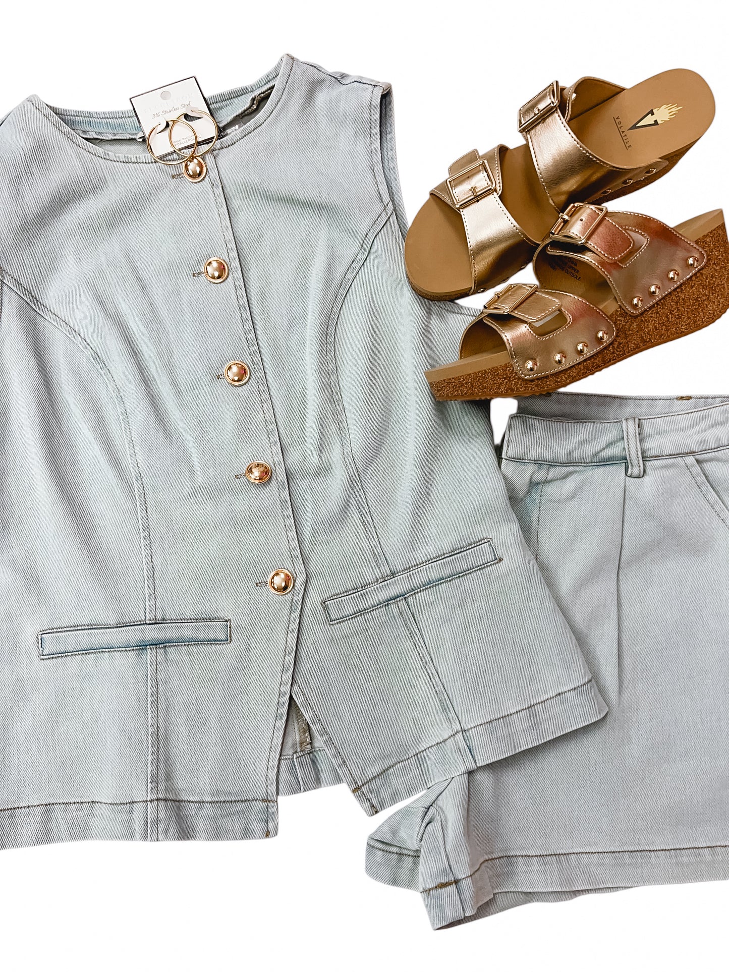 Denim Darling Vest