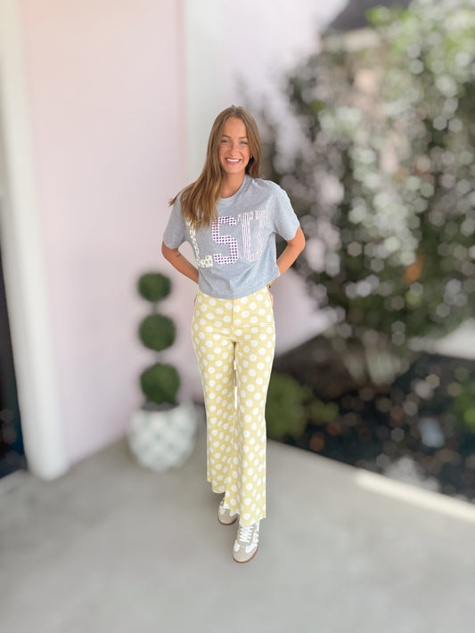 Daisy Dot Denim