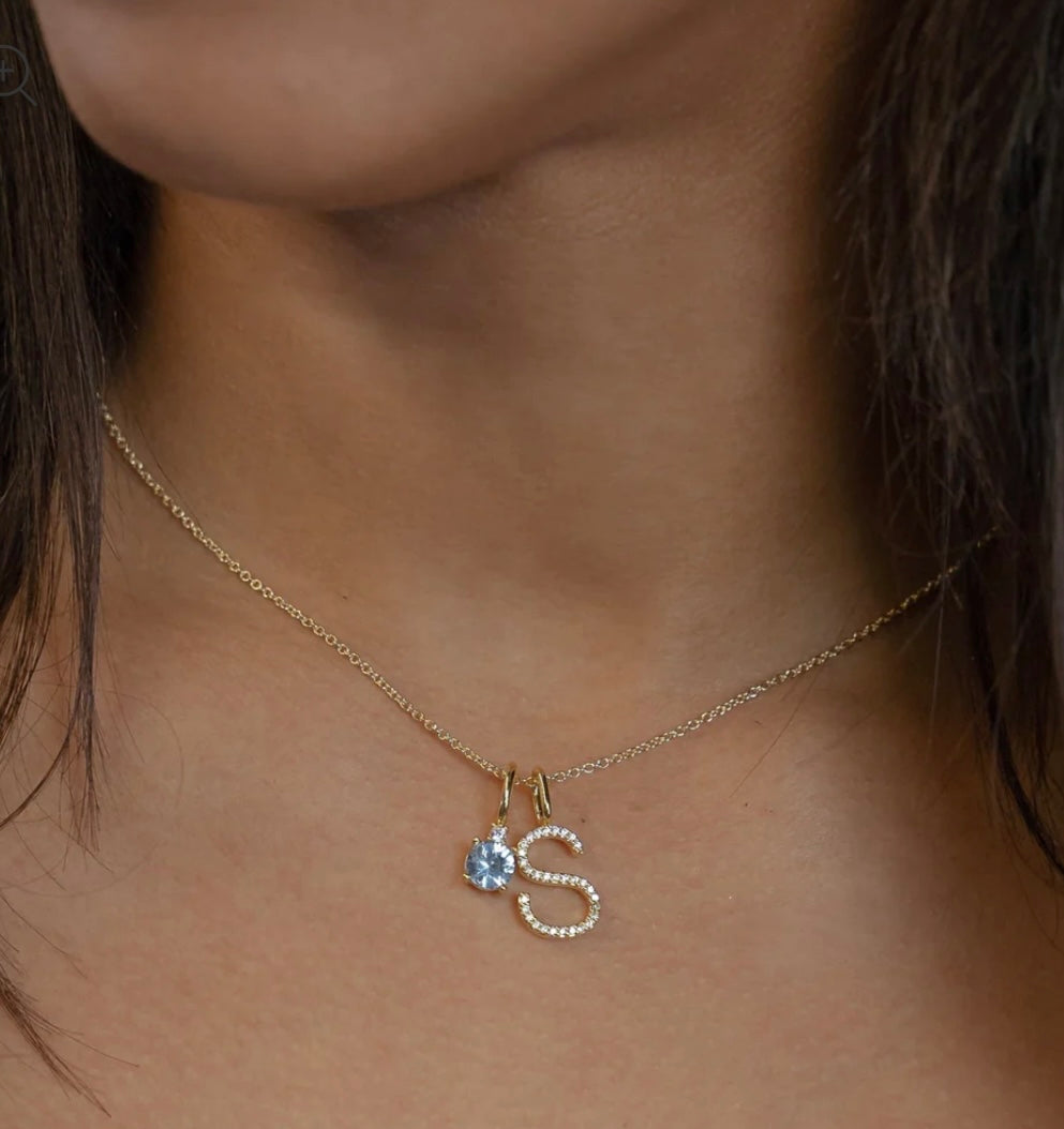 Sleek Initial Charm