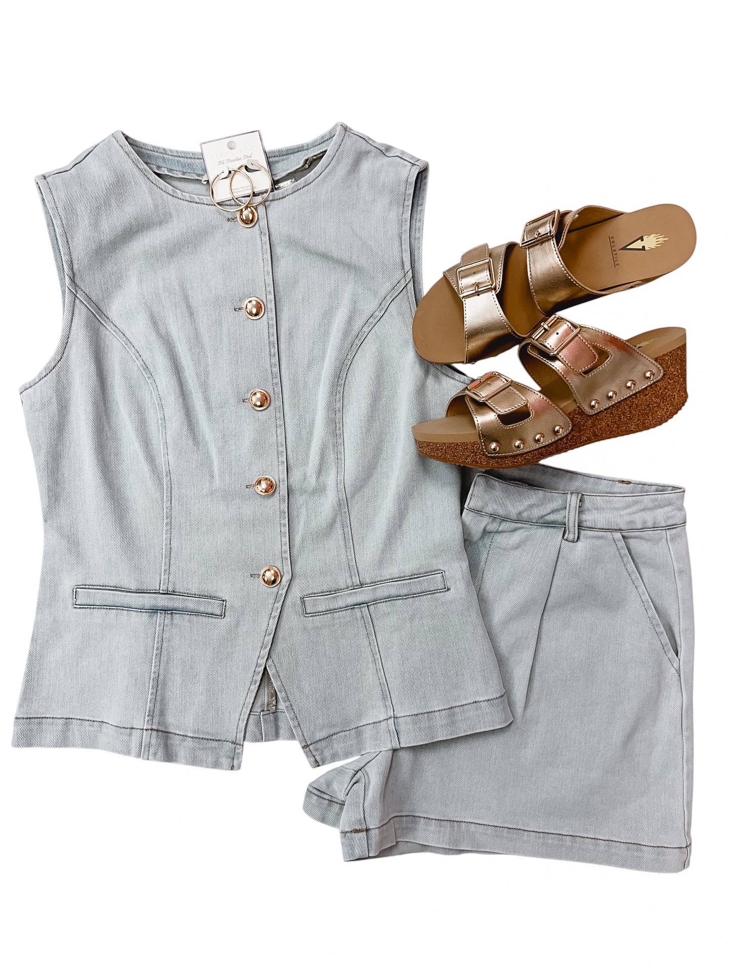 Denim Darling Vest