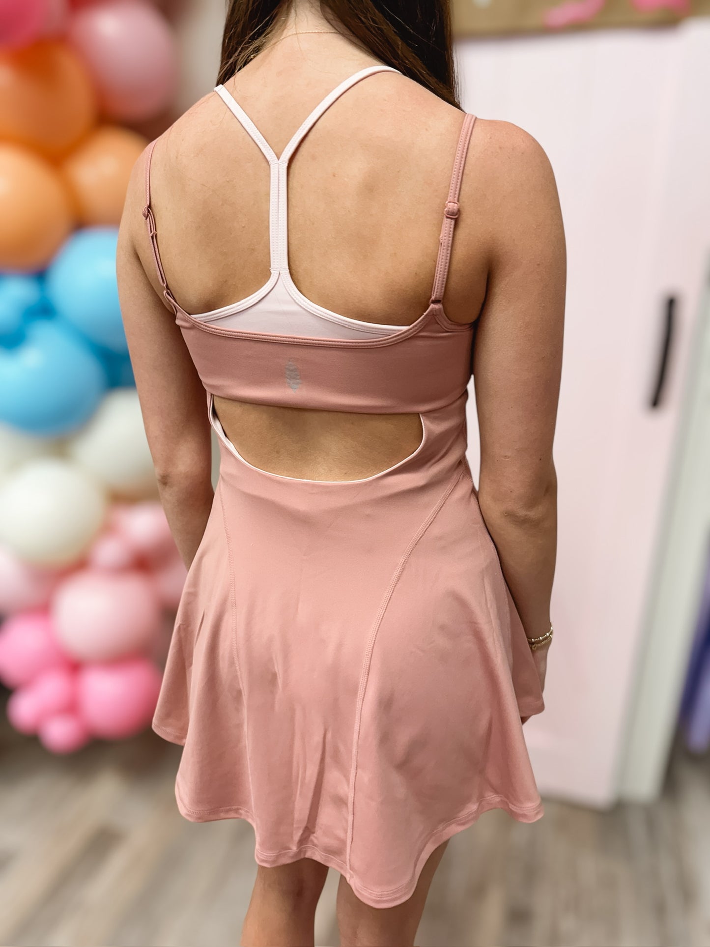 Baseline Tennis Dress Petal