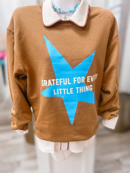 Grateful For Every Little Thing Crewneck