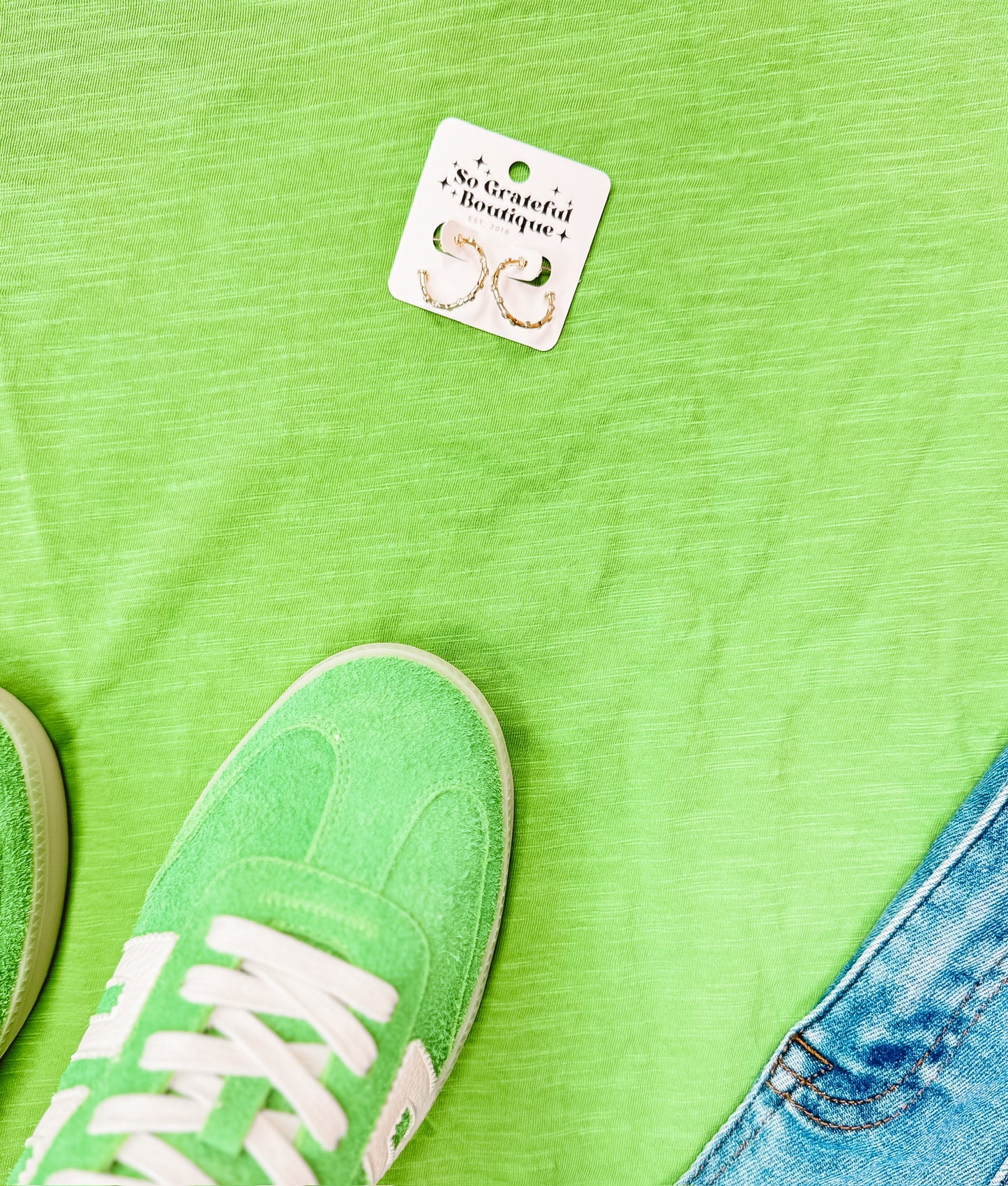 Act 5 Field Green Slub Tee