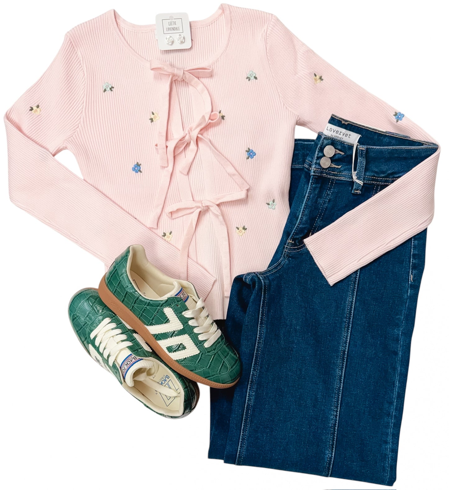 Pretty In Pink Embroidered Sweater