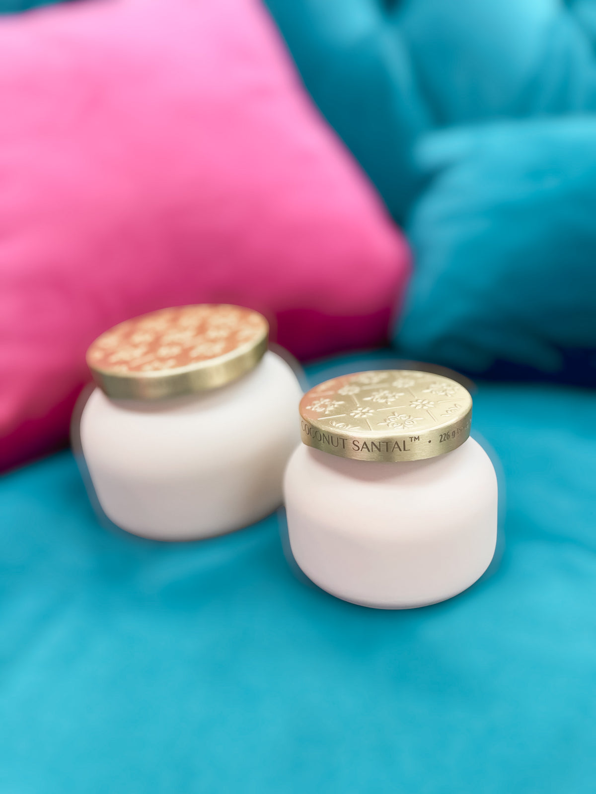 Coconut Santal Artisan Terrazza Velluto Petite Candle 8oz