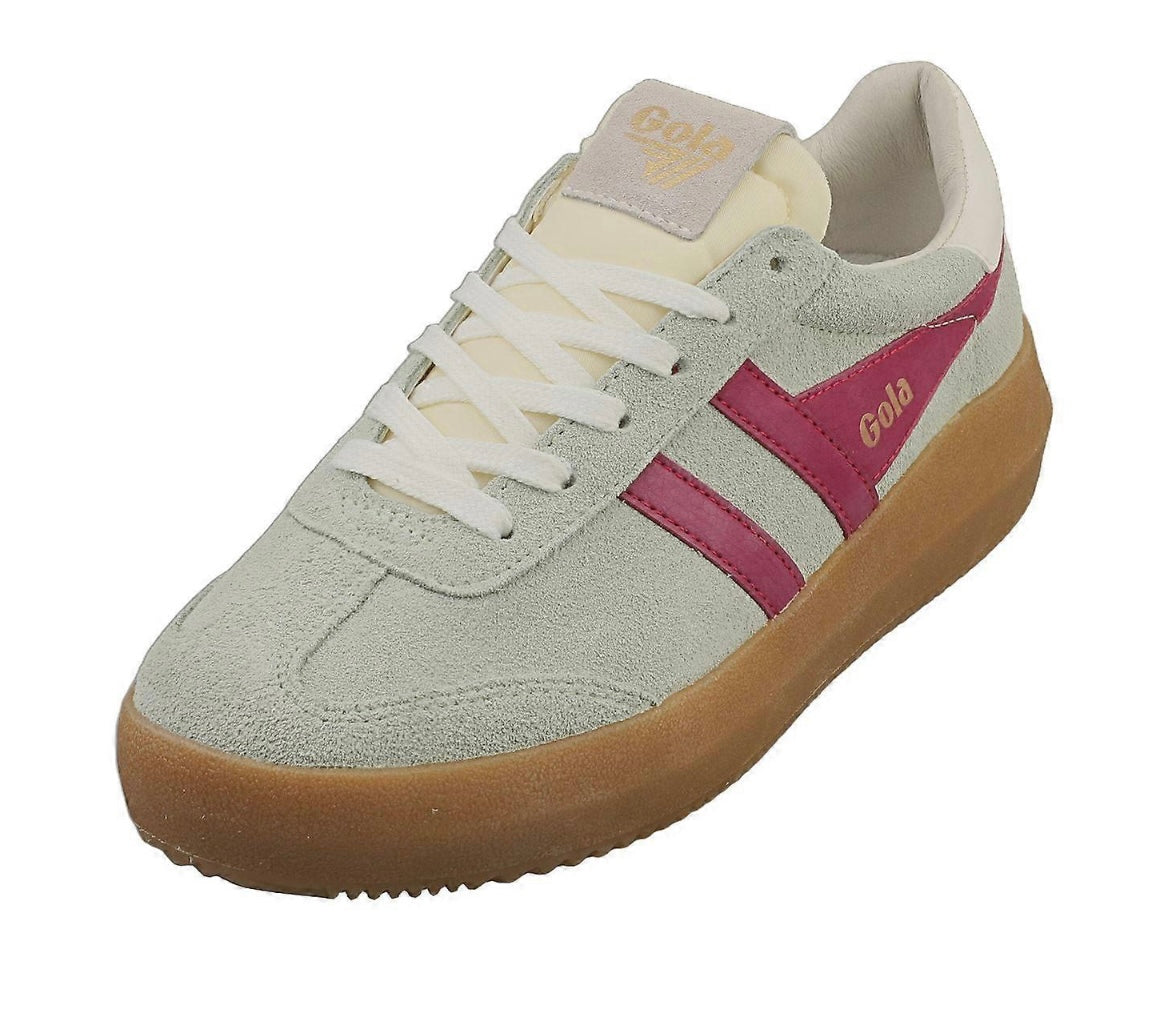Gola Athena Womens Fashion Trainers in Matcha Fuchsia