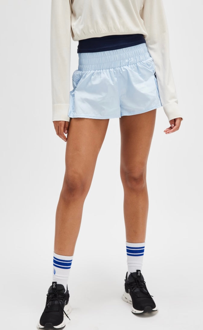 Get Your Flirt On Short Baseline Blue
