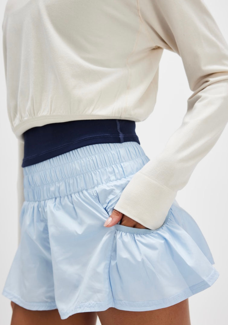 Get Your Flirt On Short Baseline Blue