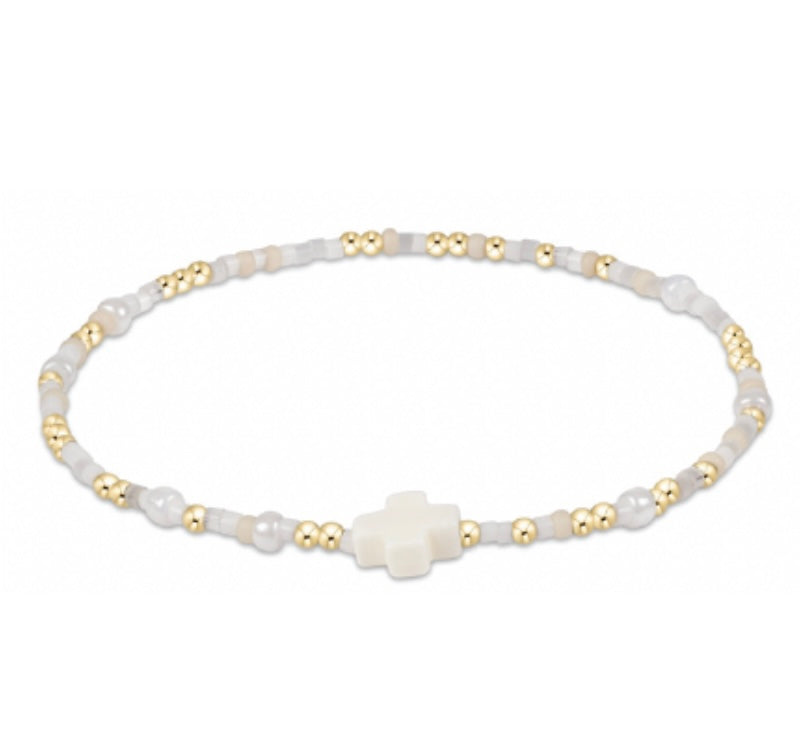 Enewton Extends - Hope Unwritten Signature Cross Bracelet - Call Me on My Shellphone