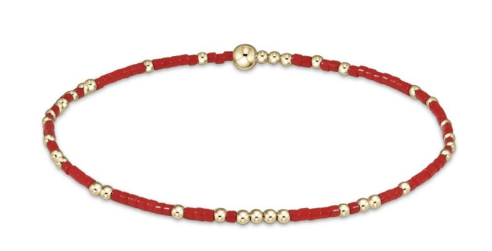 Hope Unwritten Bracelet - Bright Red