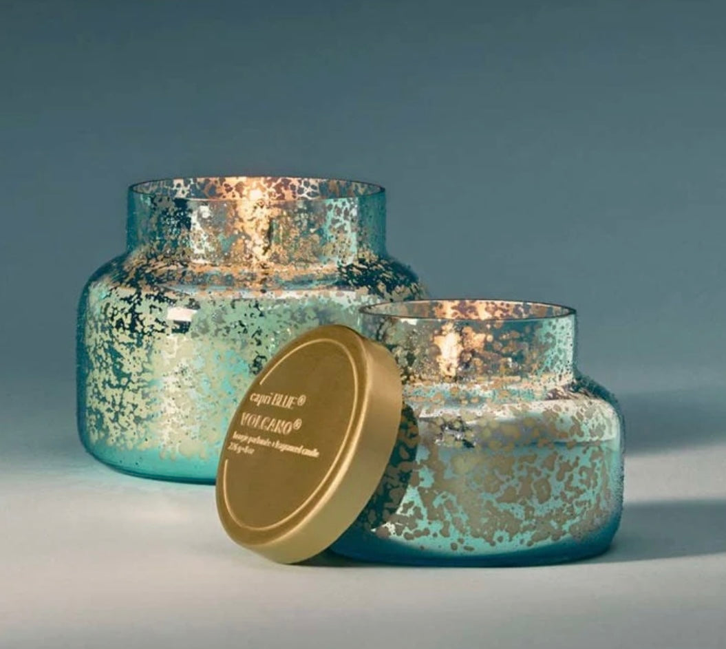 Exclusive 8 oz Aqua Opaline Signature Candle, Volcano