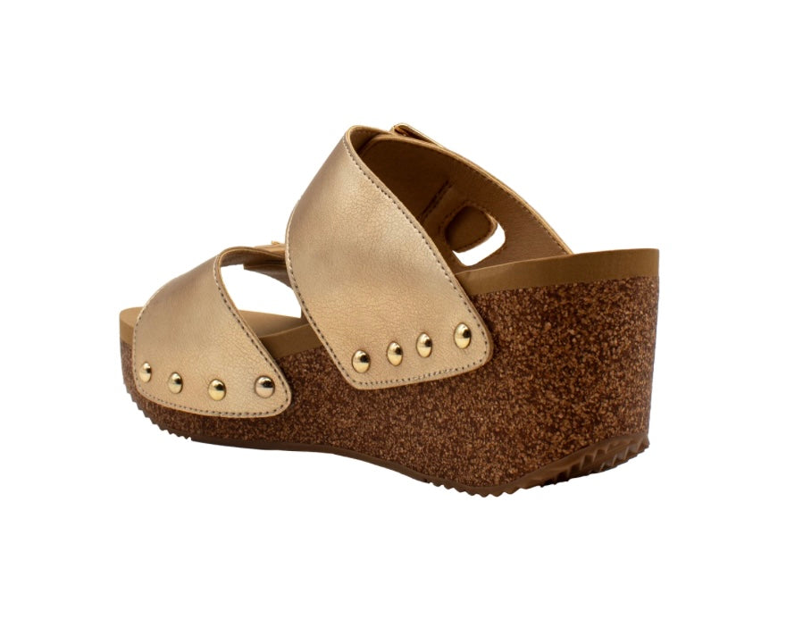 Gertrude Gold Sandal