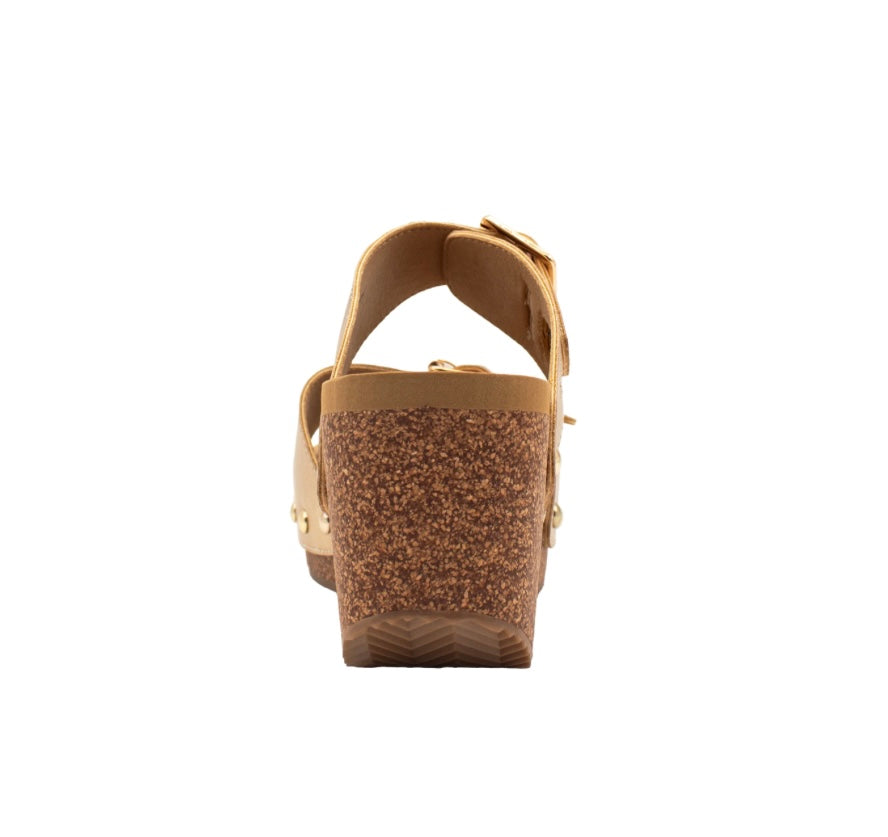 Gertrude Gold Sandal
