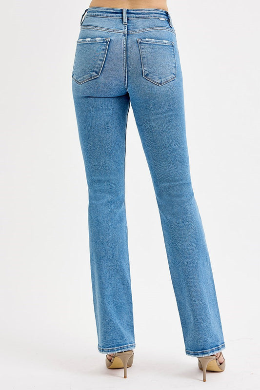 June High Rise Straight Leg Jeans