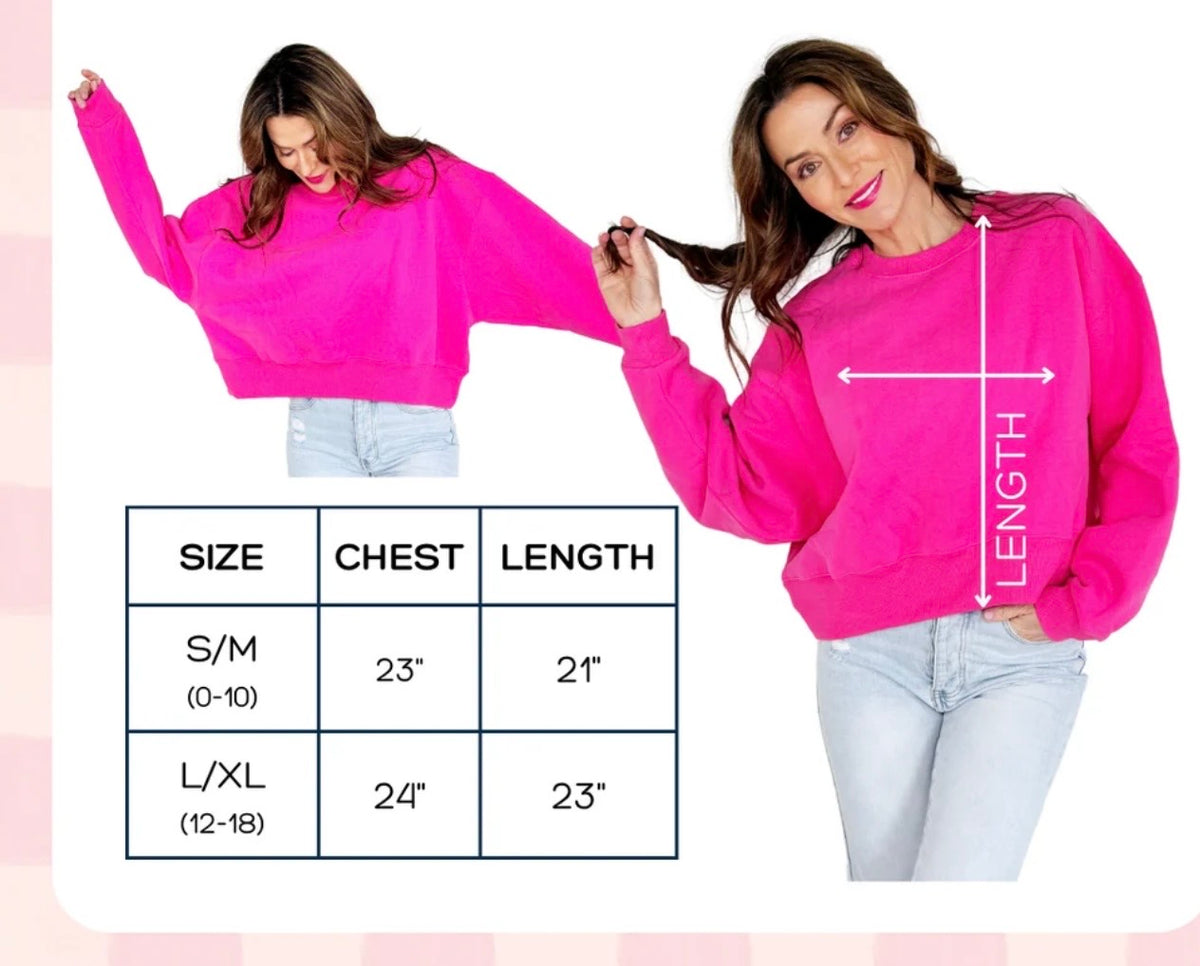 So Very Very Grateful Crop Sweatshirt