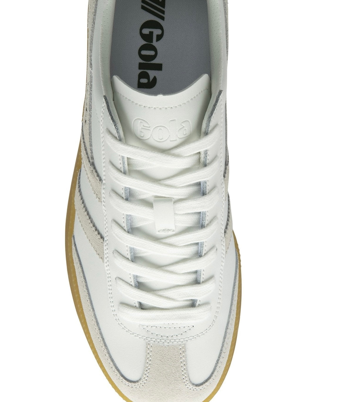 Viper Leather Trainer White/Evergreen/Gum