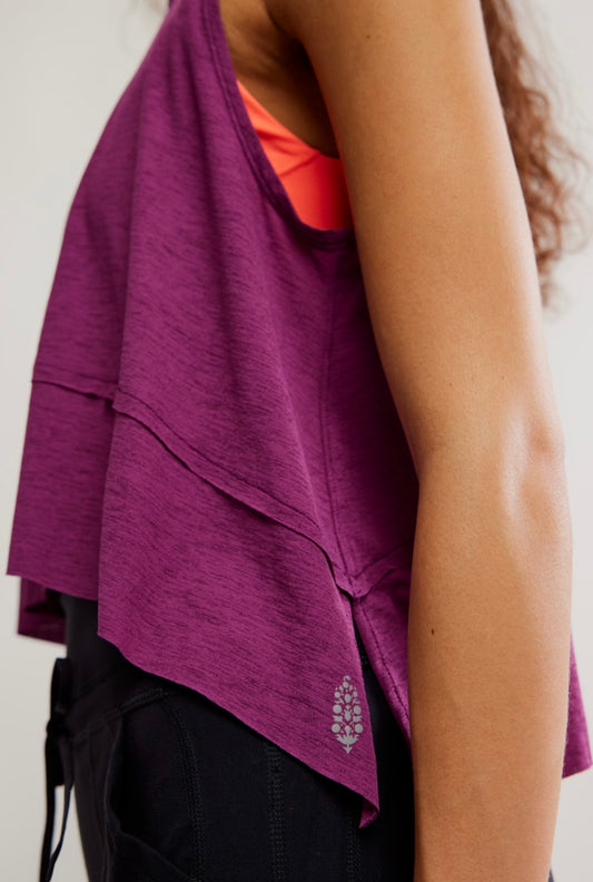 Tempo Tank Deep Mulberry