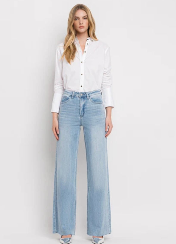 Work Song Super High Rise Wide Denim