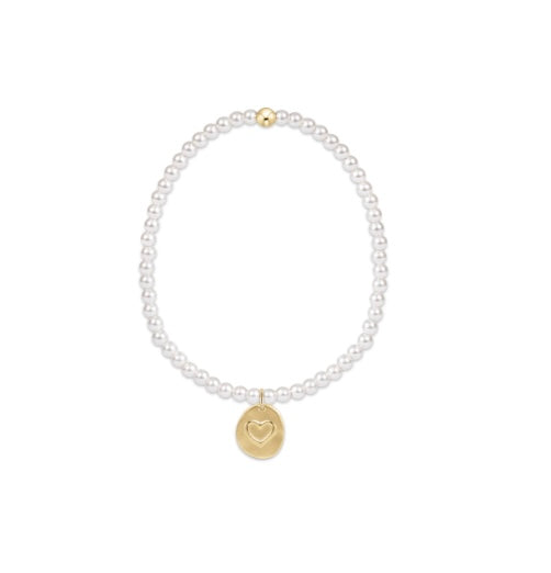 Classic Pearl 3mm Bead Bracelet - Inspire Love Small