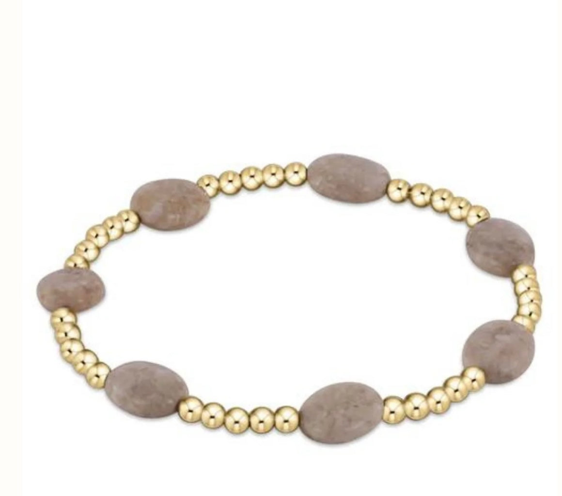 Admire Gold 3mm Bead Bracelet - RIVERSTONE