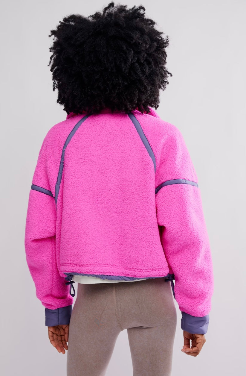 Mountain High 1/2 Zip Fuschia Flirt