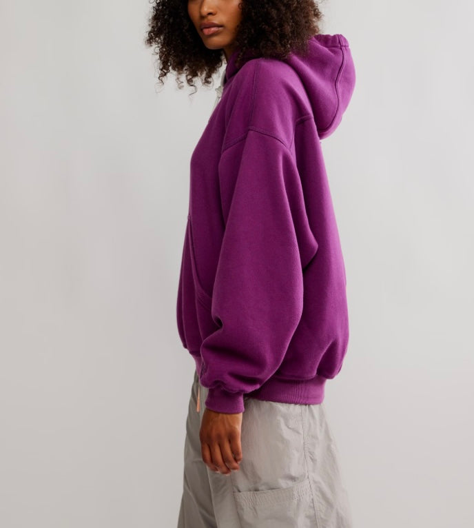 Final Call Hoodie Logo Deep Mulberry Combo