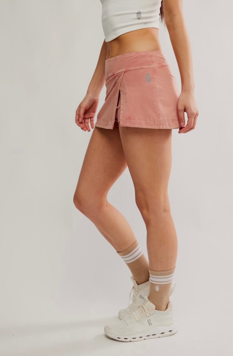 Hot Shot Mini Skort Petal