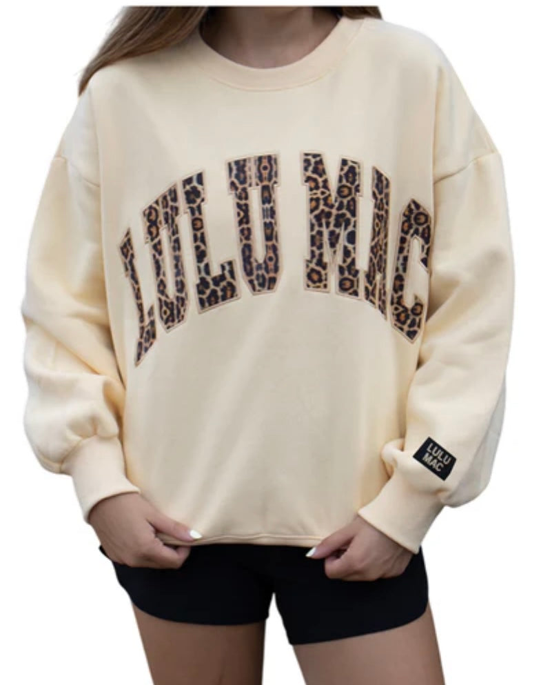 Butter Leopard LuLu Mac Sweatshirt