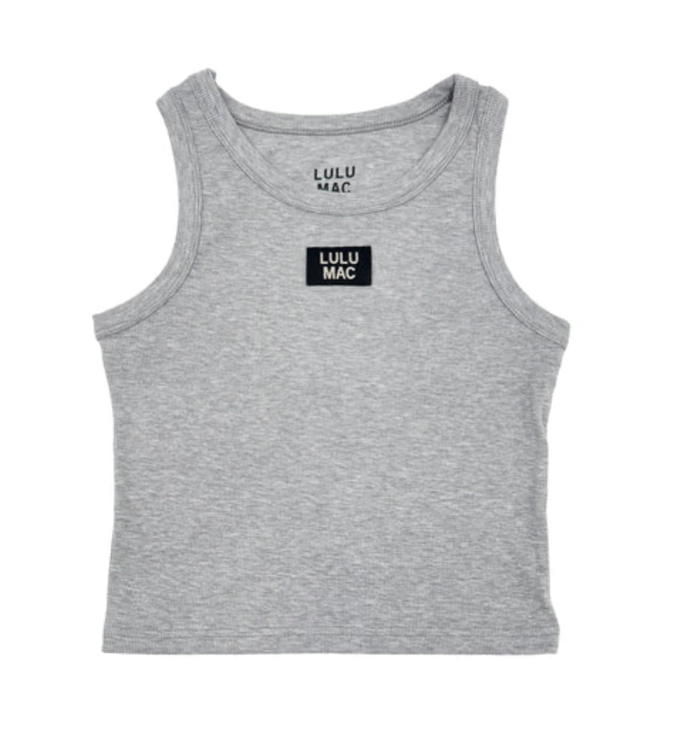 Sport Grey LULU MAC SOLID TANK TOPS