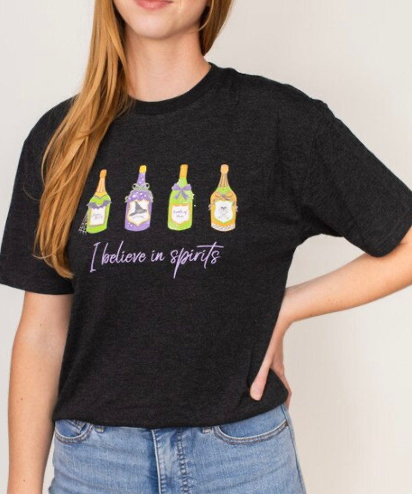 I Believe In Spirits Crew Tshirt