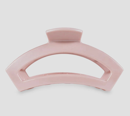 Open Pearly Pink Medium Hair Clip