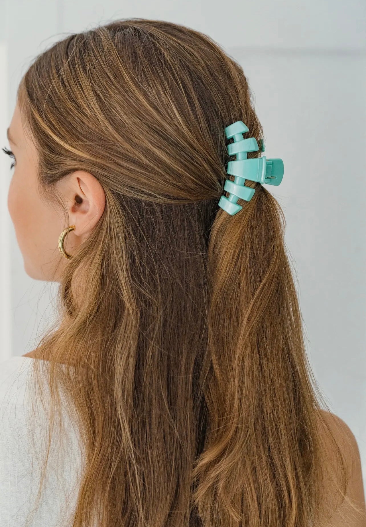Classic Totally Turquoise Tiny Hair Clip