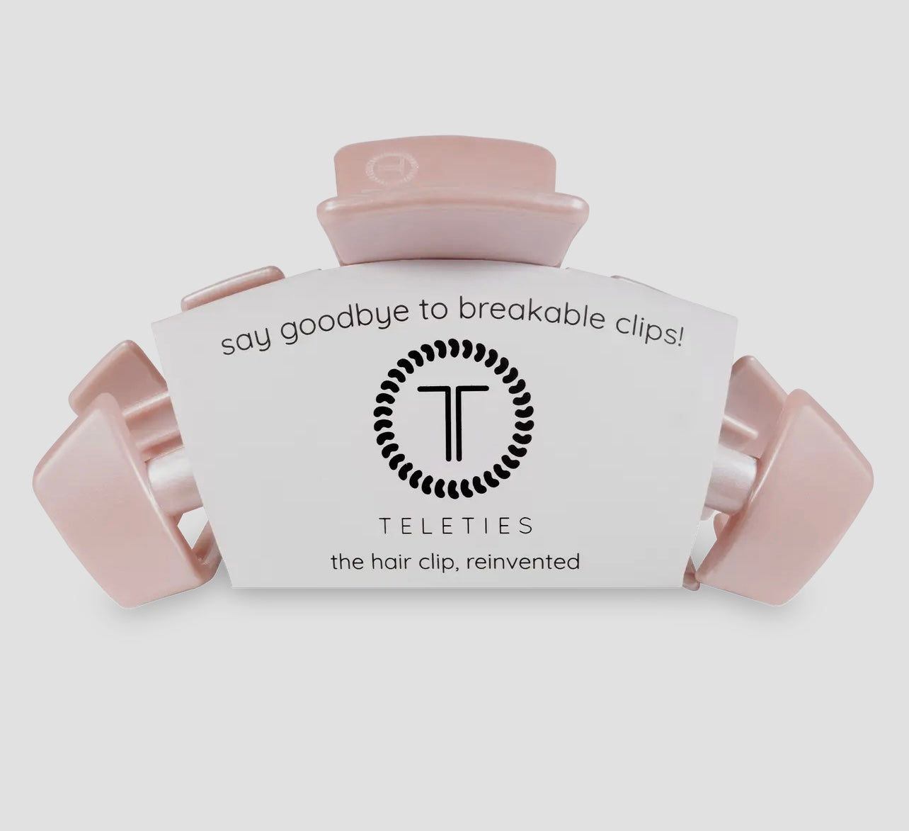 Classic Pearly Pink Medium Claw Hair Clip