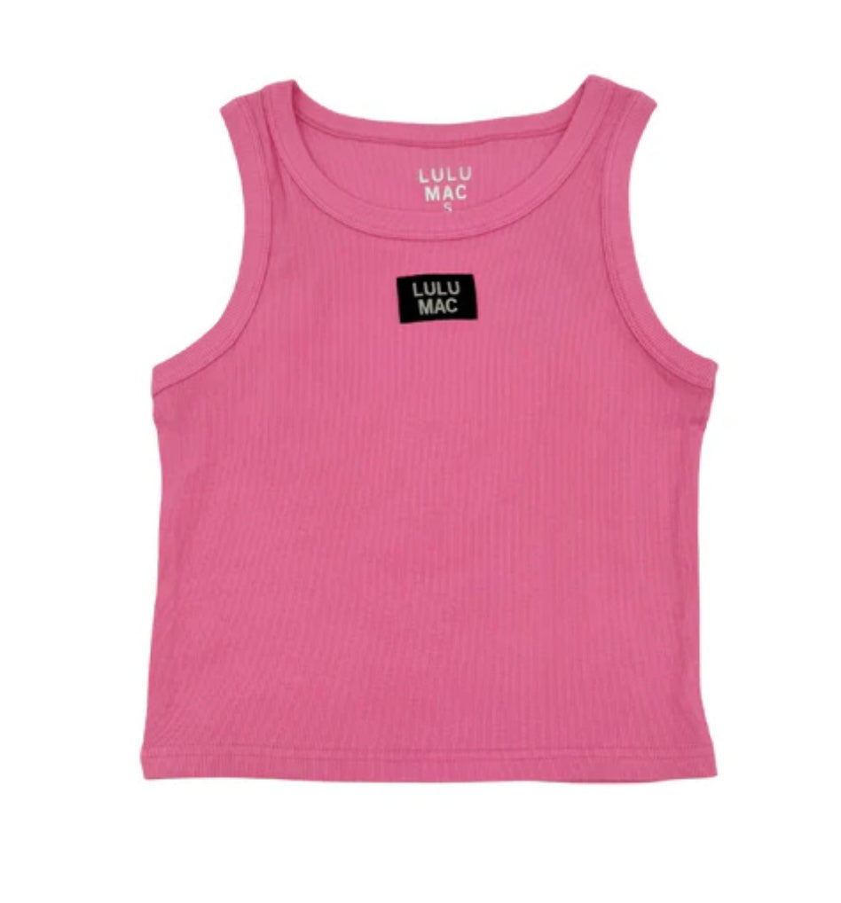 Bubblegum LULU MAC SOLID TANK TOPS