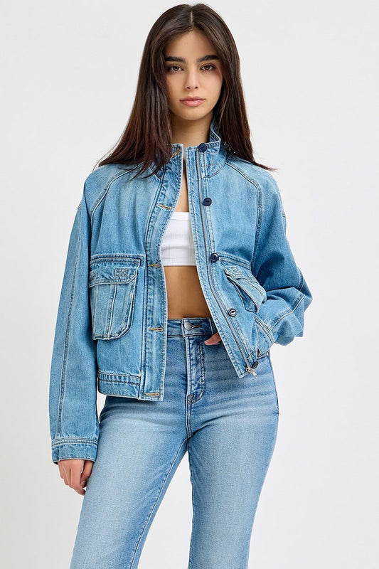 Sasha Pocket Denim Jacket