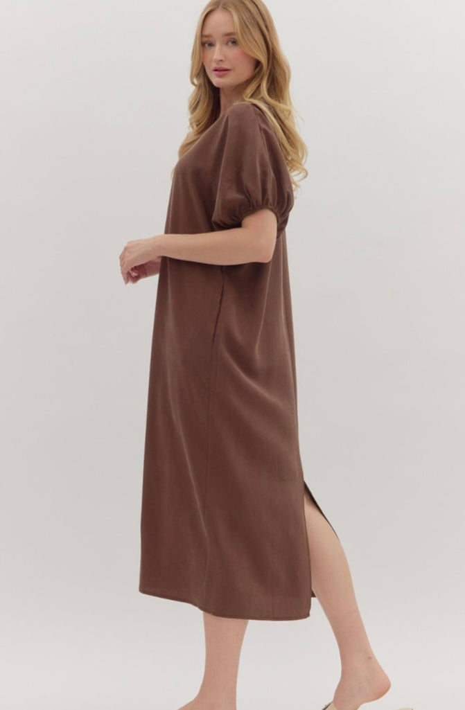 It’s My Pleasure Espresso Dress