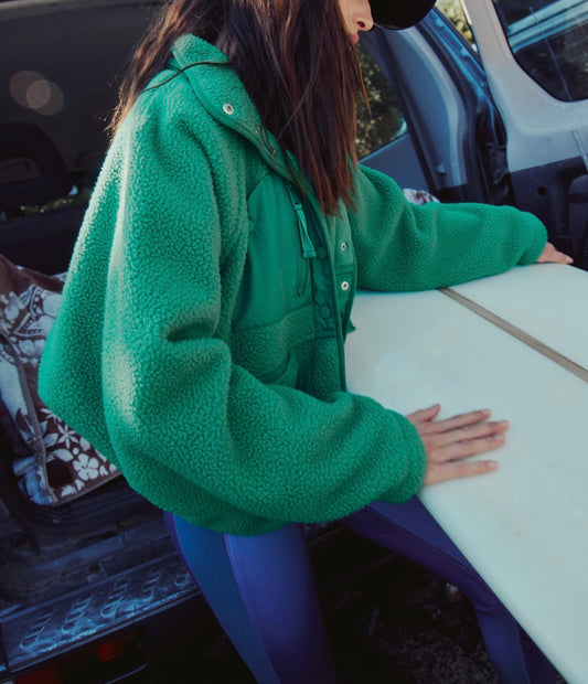 Hit The Slopes Jacket Green Glow