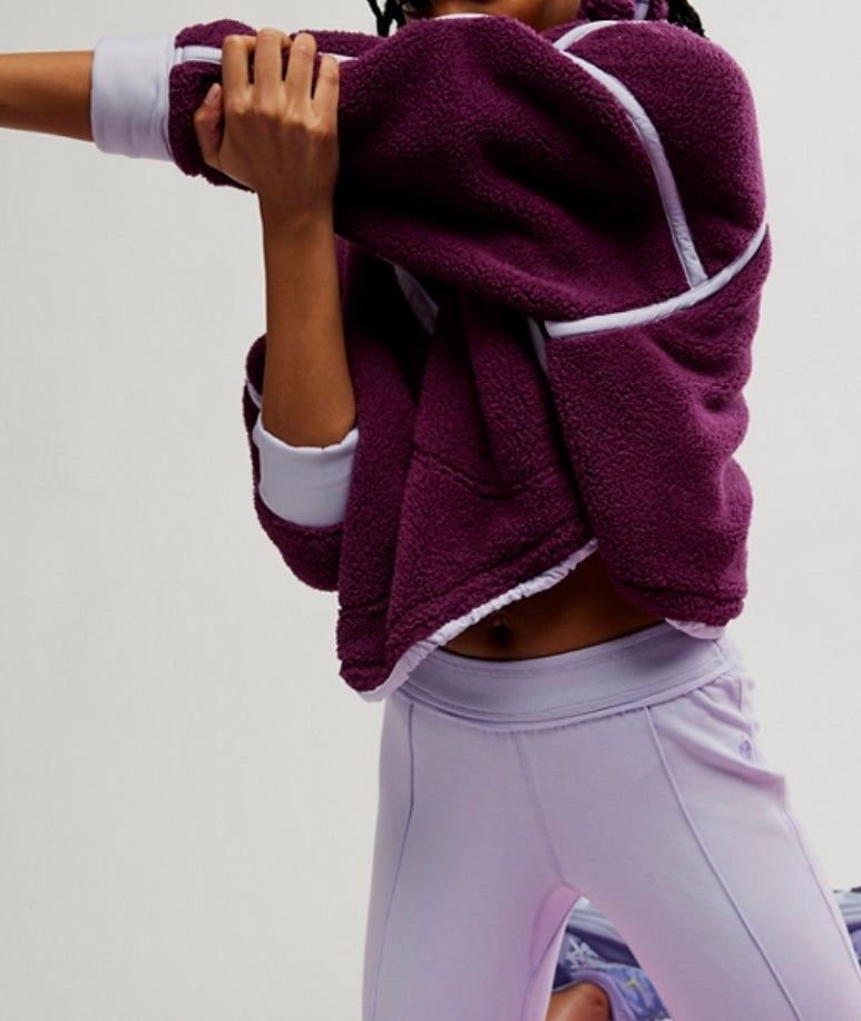 Mountain High 1/2 Zip Black Cherry Combo