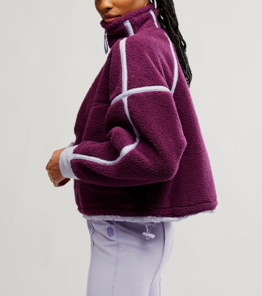 Mountain High 1/2 Zip Black Cherry Combo