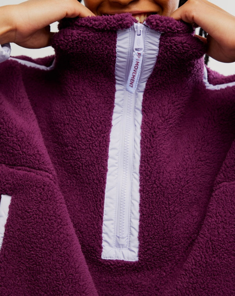 Mountain High 1/2 Zip Black Cherry Combo