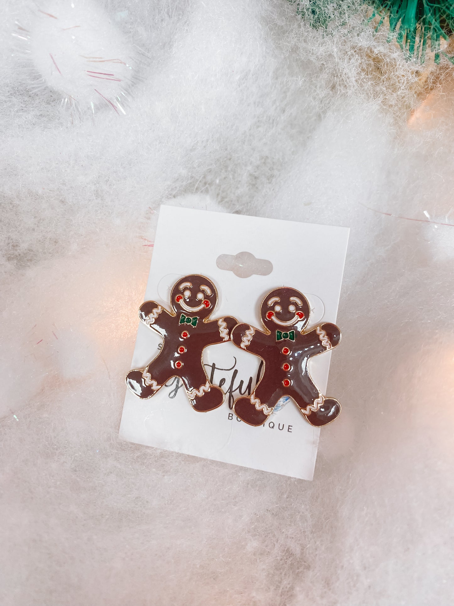 Gingerbread Earrings