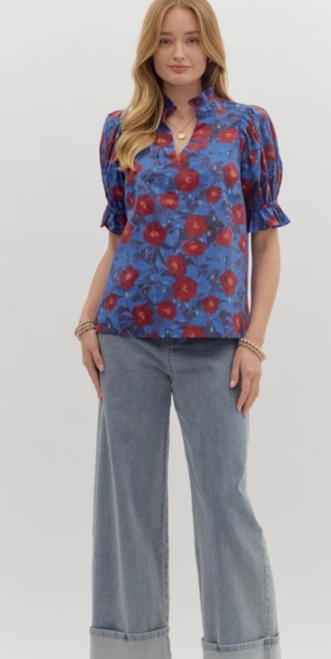 Midnight Garden Blouse