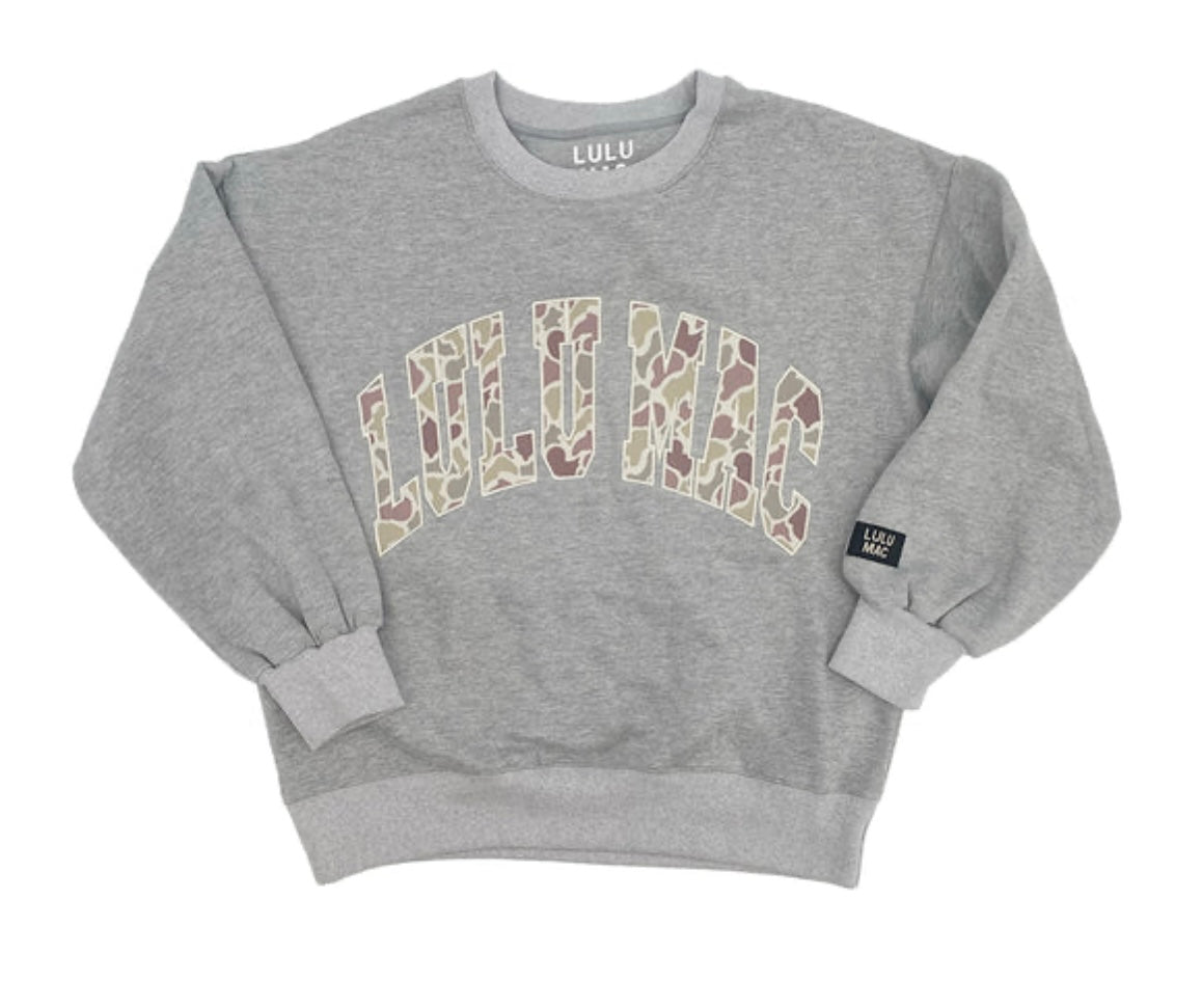 Light Grey Camo LuLu Mac Sweatshirt
