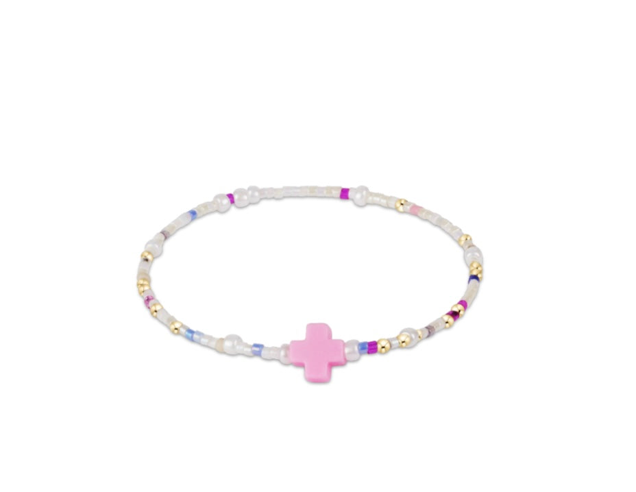 egirl Hope Unwritten Signature Cross Bracelet - With Sprinkles On Top