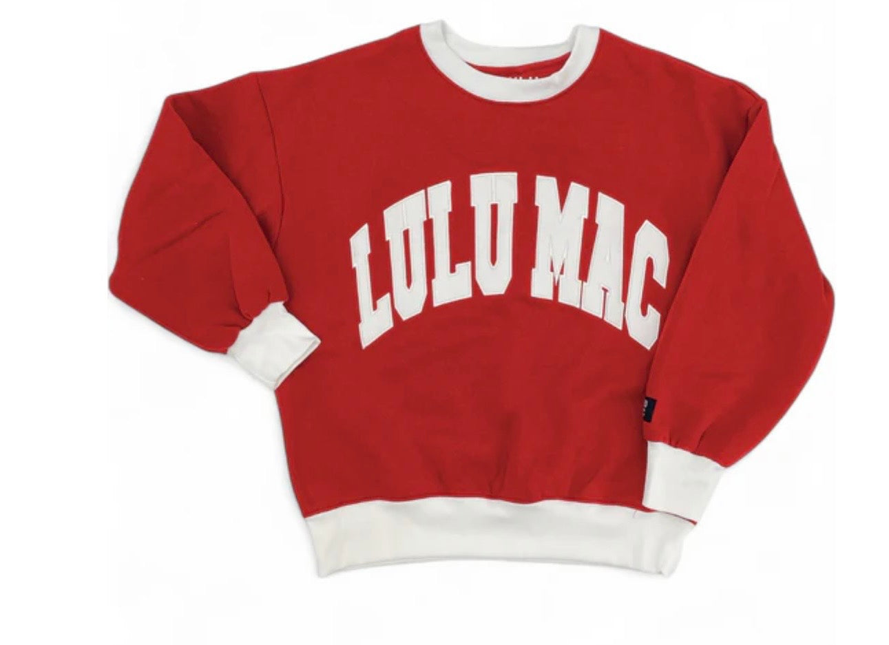 LuLu Mac Color Block Red/White