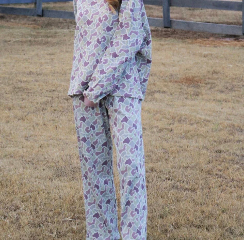 LuLu Mac Waffle Pant Camo