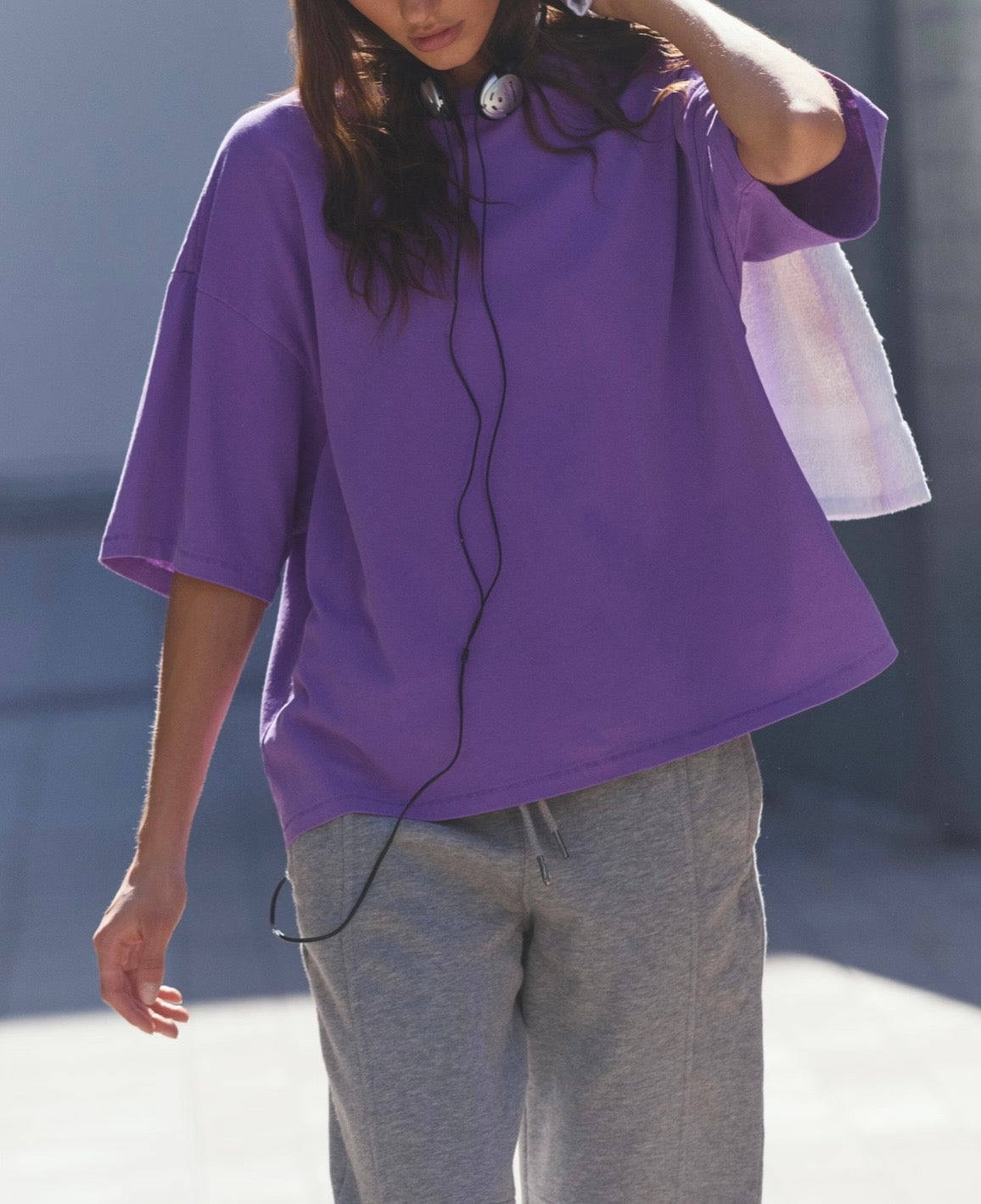 Tackle Tee in Vivid Violet