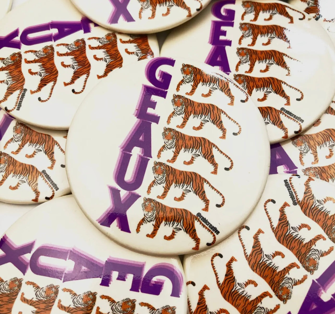 Gameday Buttons 3 inch