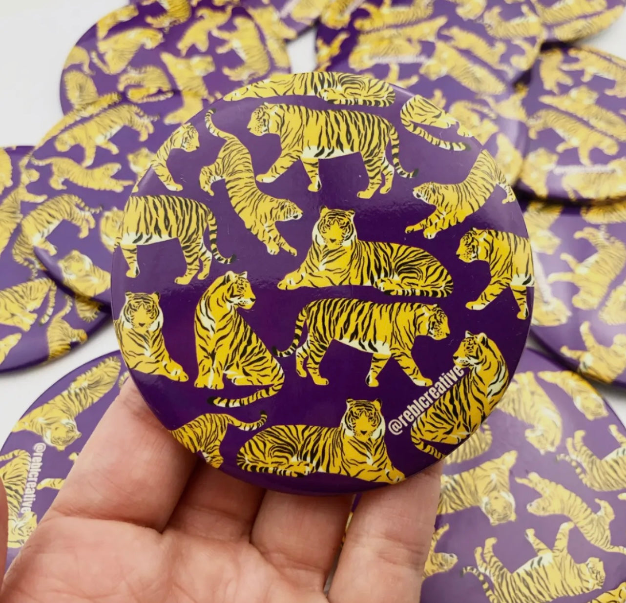 Gameday Buttons 3 inch