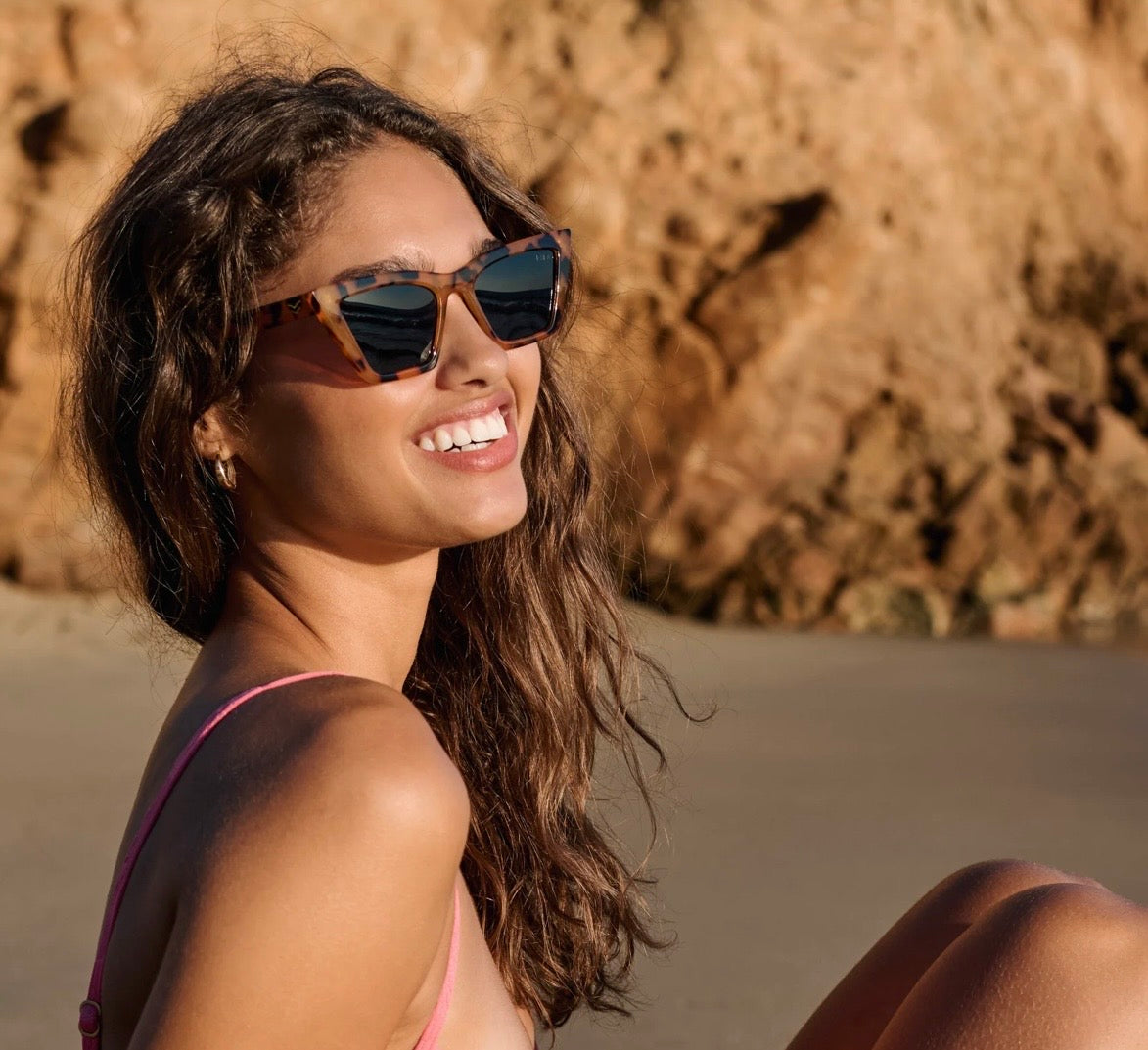 Rosey Tort/Smoke Polarized Lens